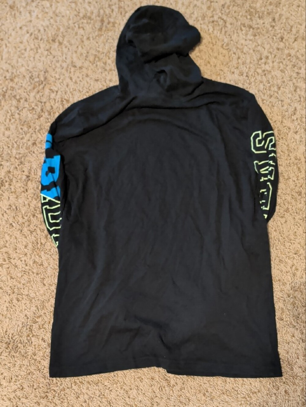 adidas Youth Black Shirt W/Hood - Picture 4 of 4